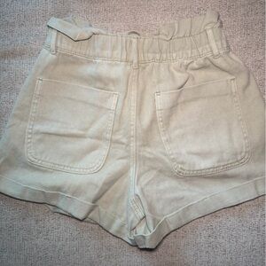 Mint green women's shorts